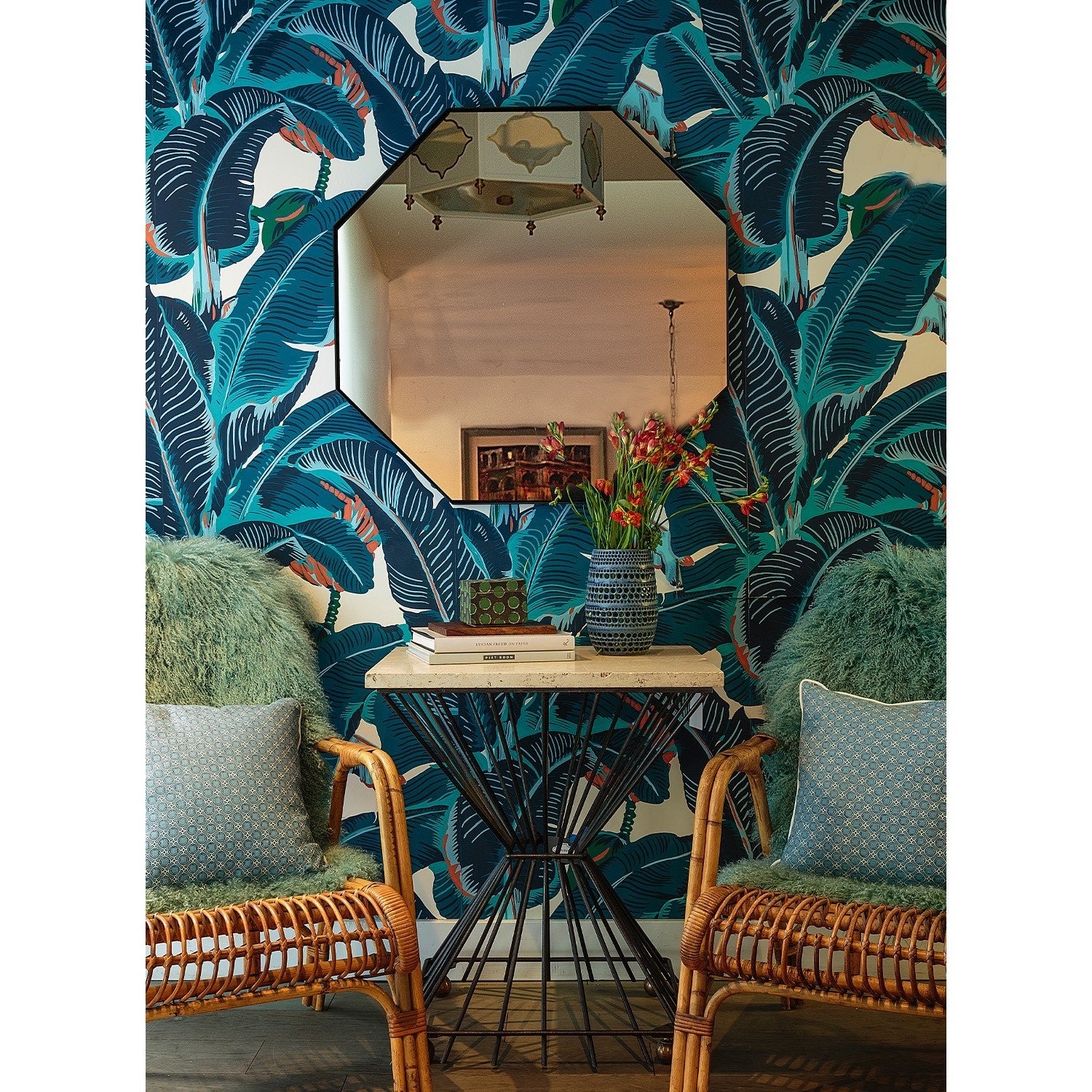 Mirror Home Round Octagon Mirror, 36" x 36"