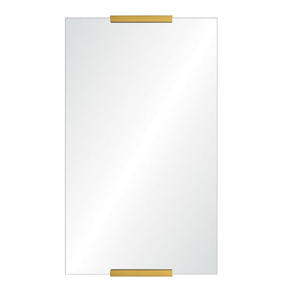 Mirror Home Rectangular Mirror with Black, Nickel, or Brass Accents