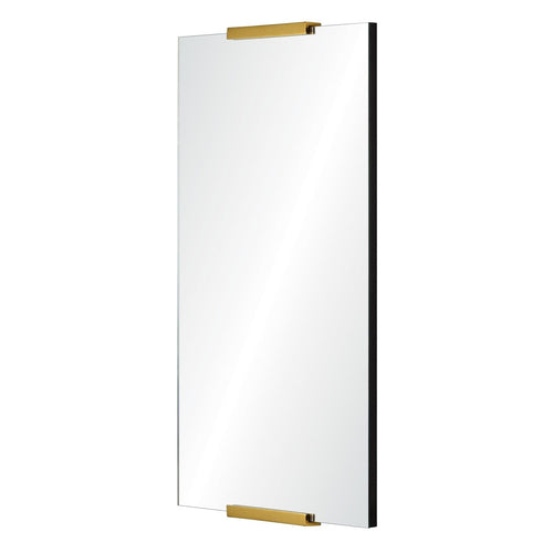 Mirror Home Rectangular Mirror with Black, Nickel, or Brass Accents