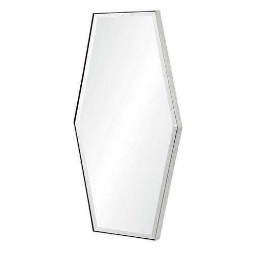 Mirror Home Diamond Shaped Mirror in Stainless Steel