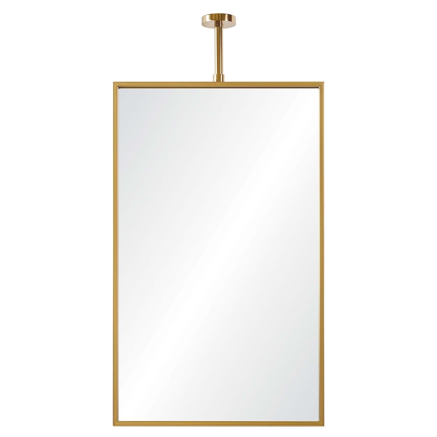 Mirror Home Rectangular Mirror with Adjustable Ceiling Mount