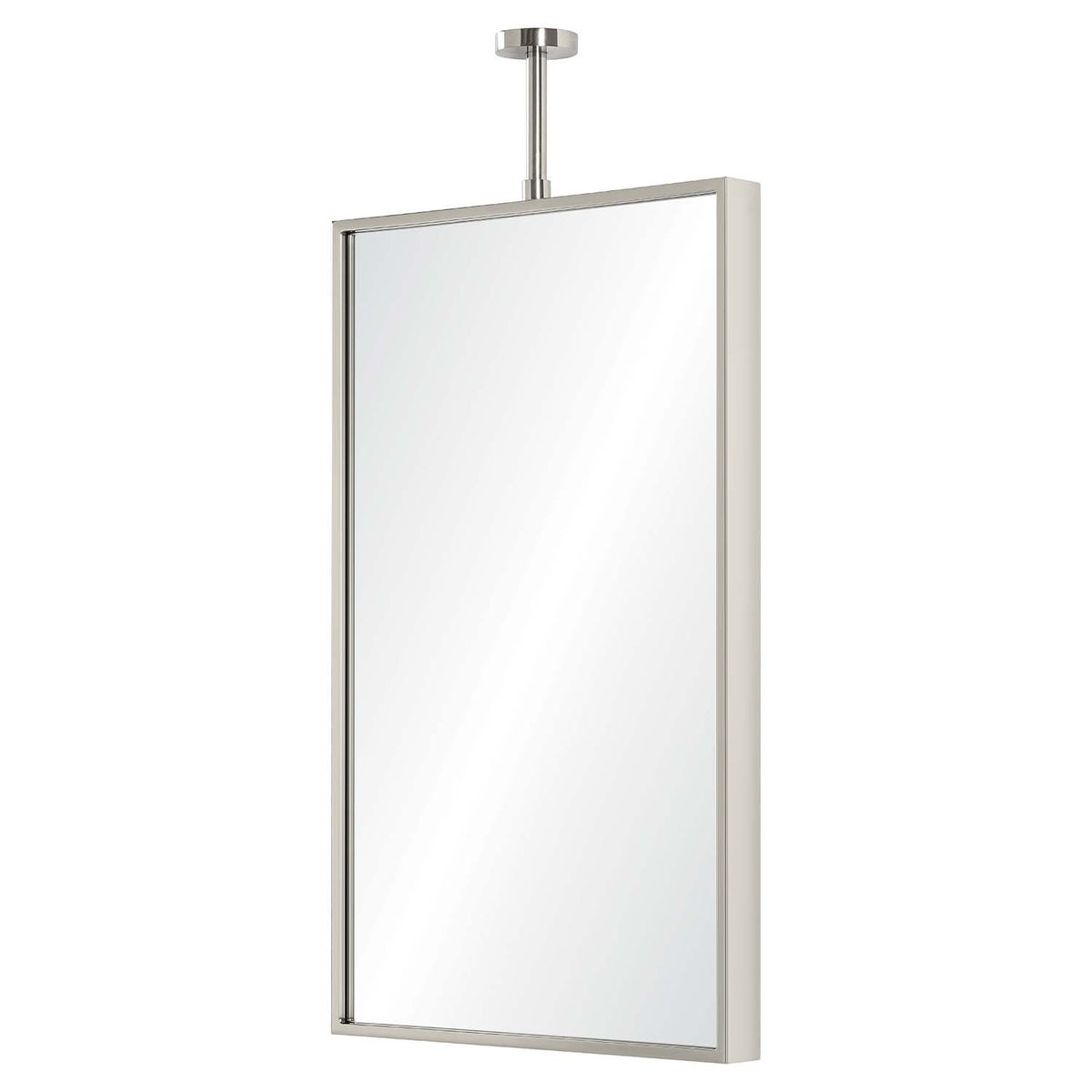 Mirror Home Rectangular Mirror with Adjustable Ceiling Mount - Ivy Home