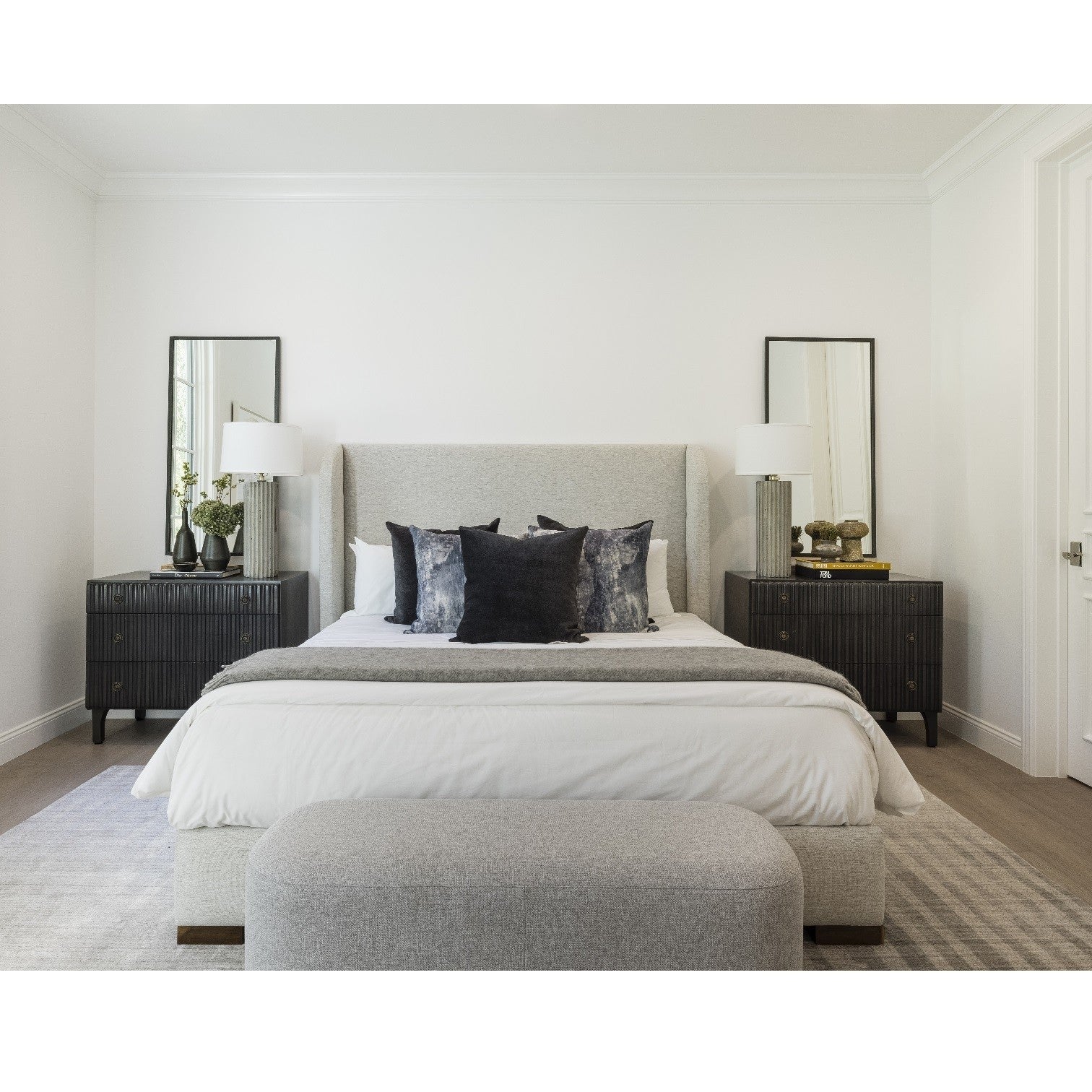 Mirror Home Black Iron Wall Mirror