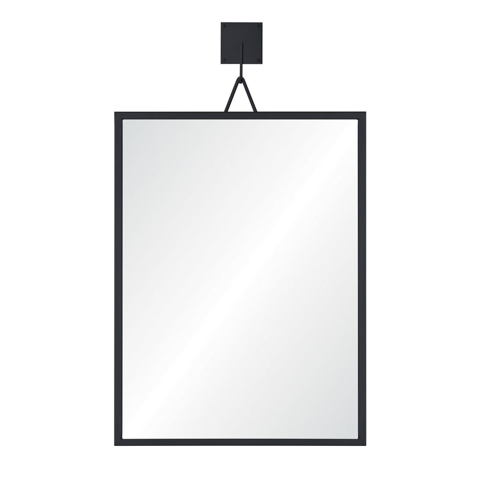 Titus Regency Handcrafted Gold Stainless Steel Frame Rectangular Wall Mirror