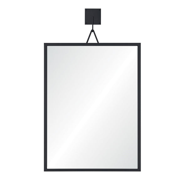 Titus Regency Handcrafted Gold Stainless Steel Frame Rectangular Wall Mirror
