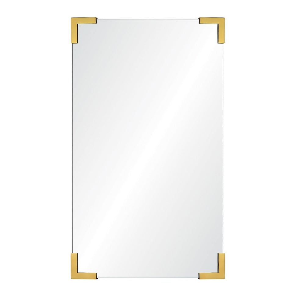 Mirror Home Rectangle Mirror with Corner Details