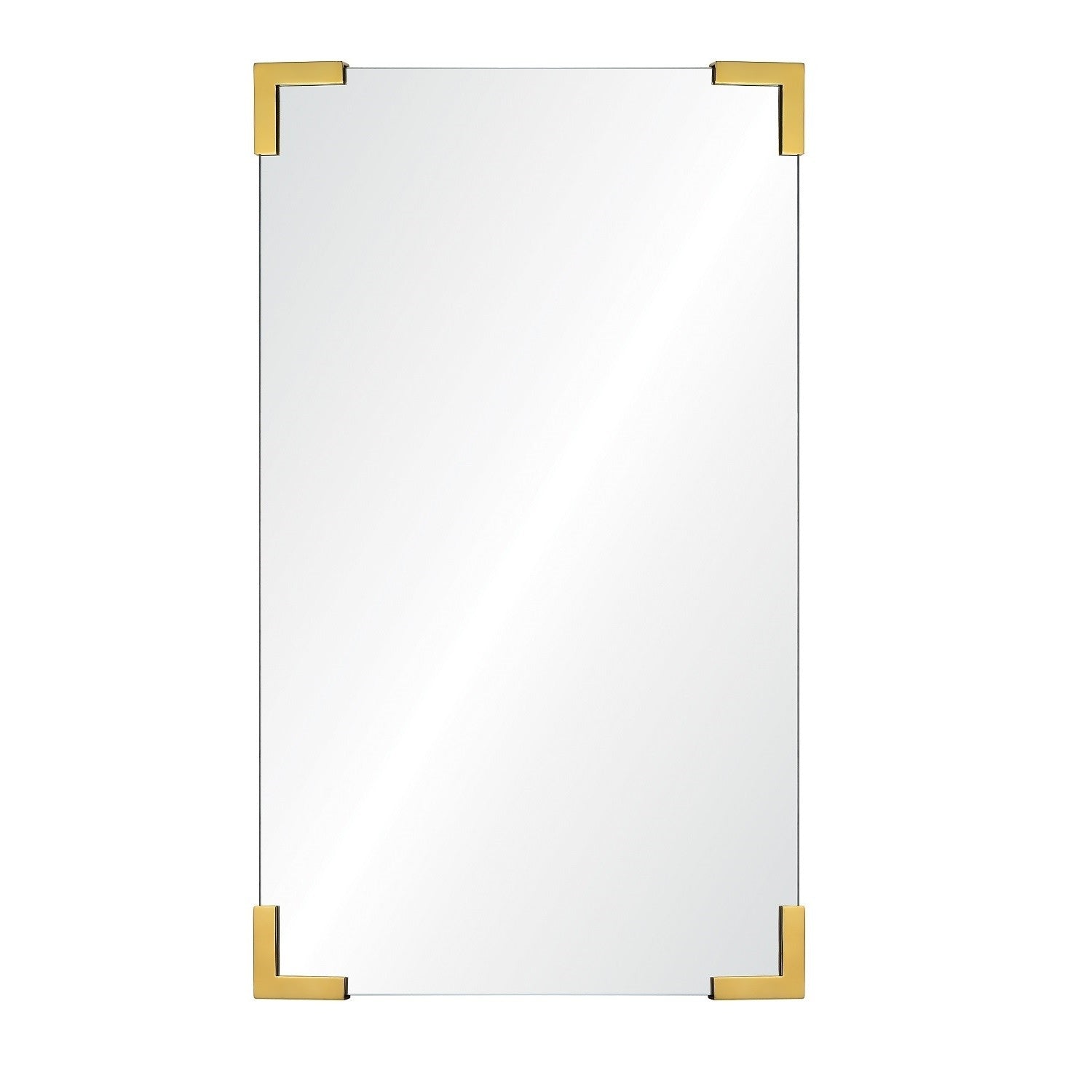 Mirror Home Rectangle Mirror with Corner Details