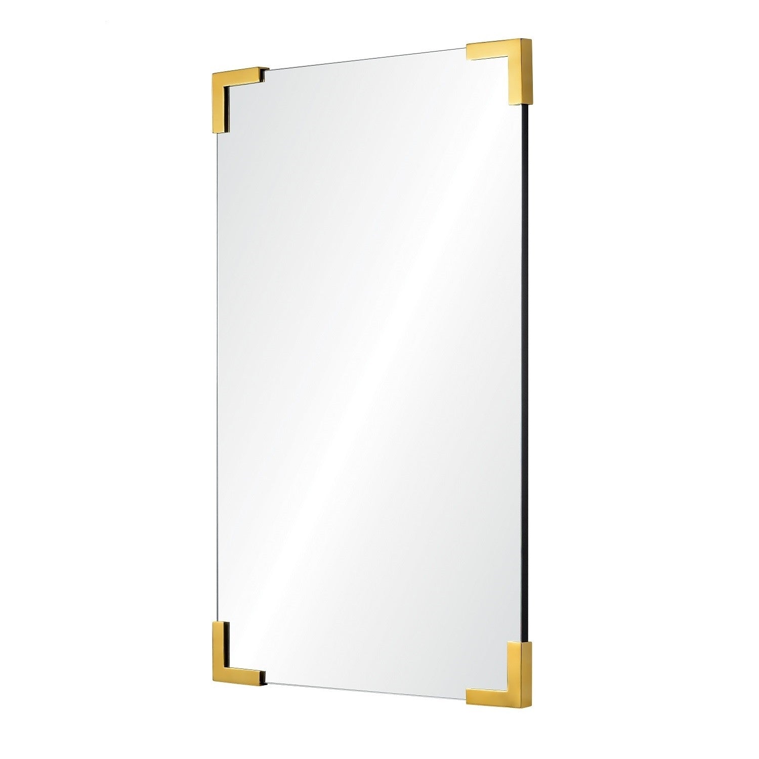 Mirror Home Rectangle Mirror with Corner Details