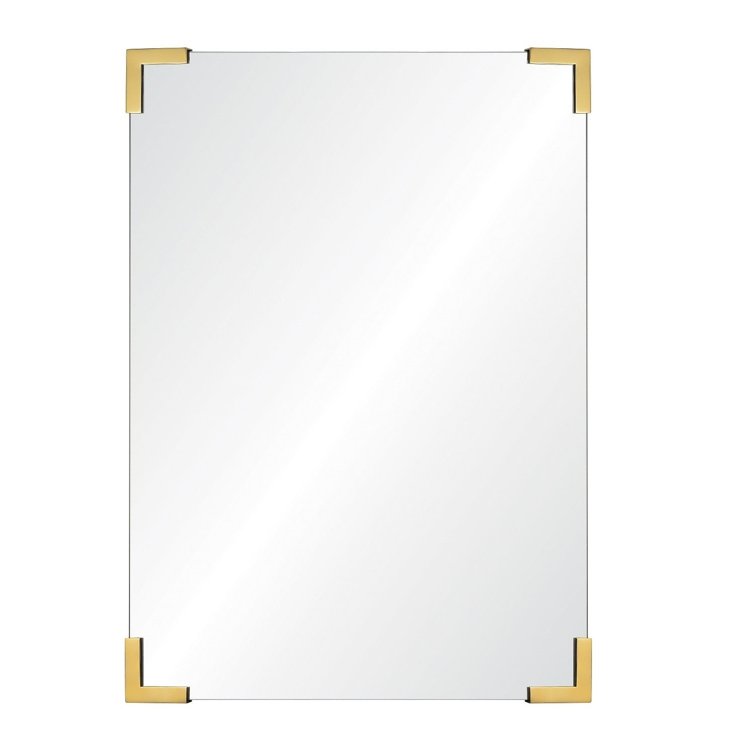 Mirror Home Rectangle Mirror with Corner Details