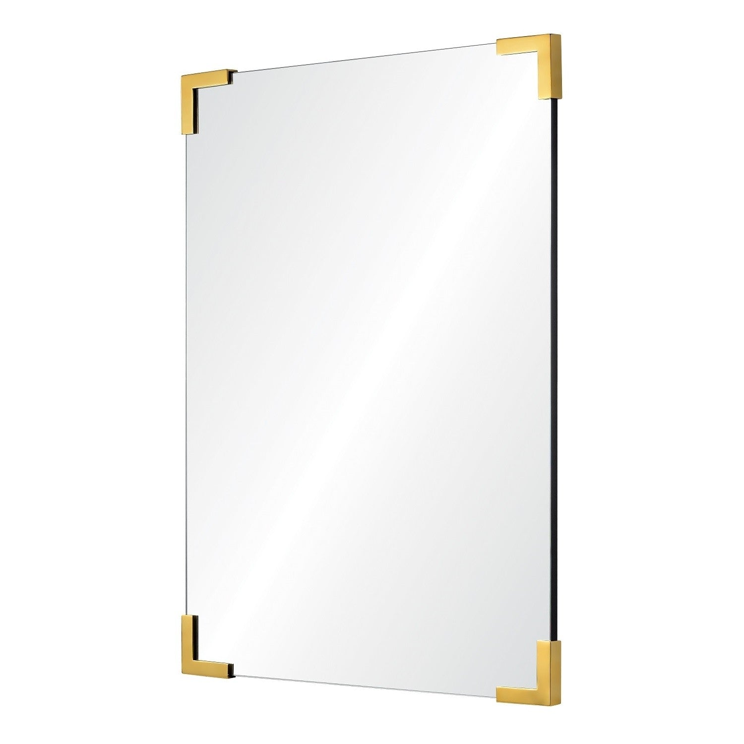 Mirror Home Rectangle Mirror with Corner Details