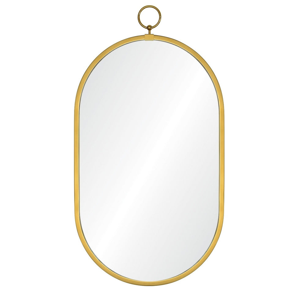 Mirror Home Oval Capsule Mirror with Ring
