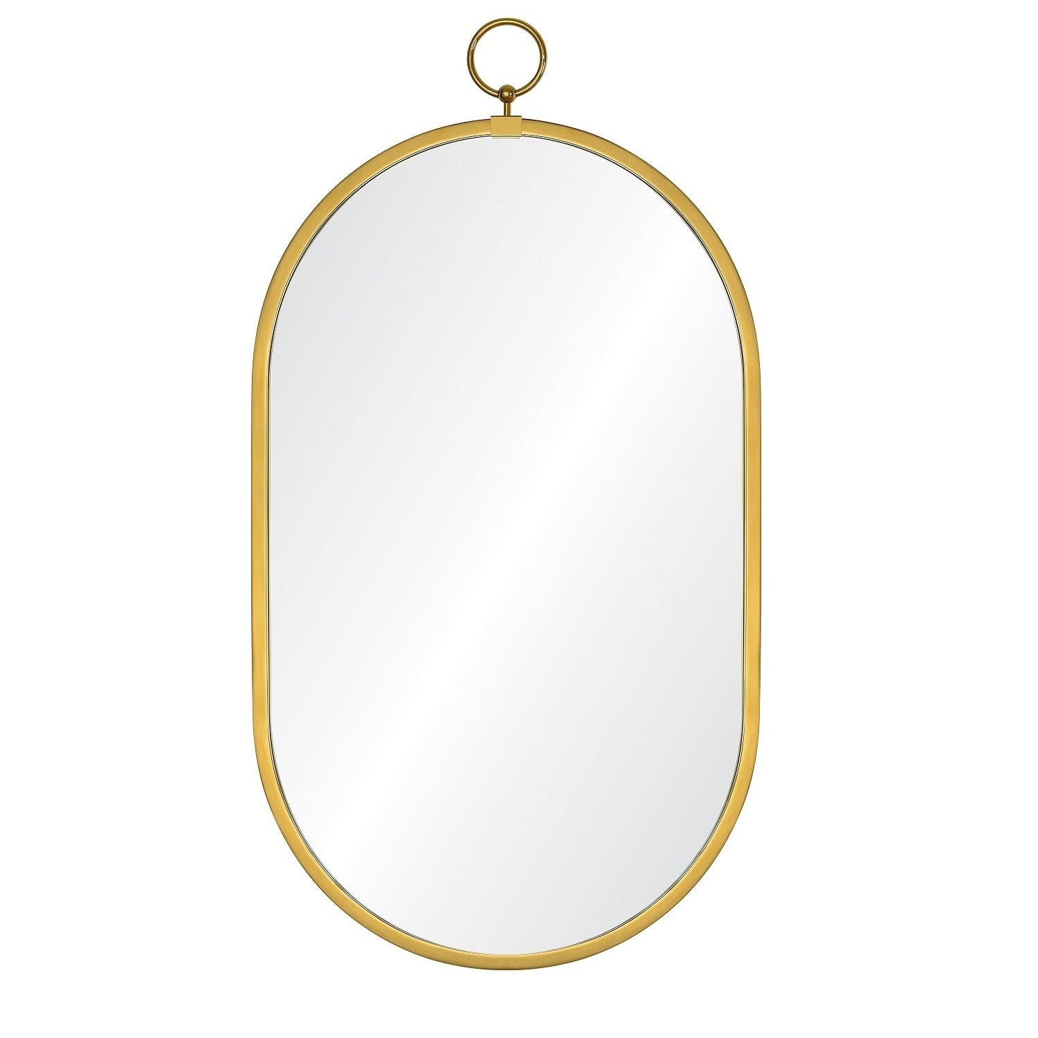 Mirror Home Oval Capsule Mirror with Ring