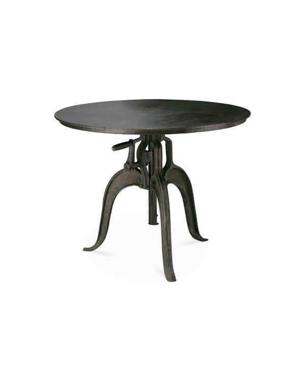Jamie Young Americana Crank Table In Gun Metal