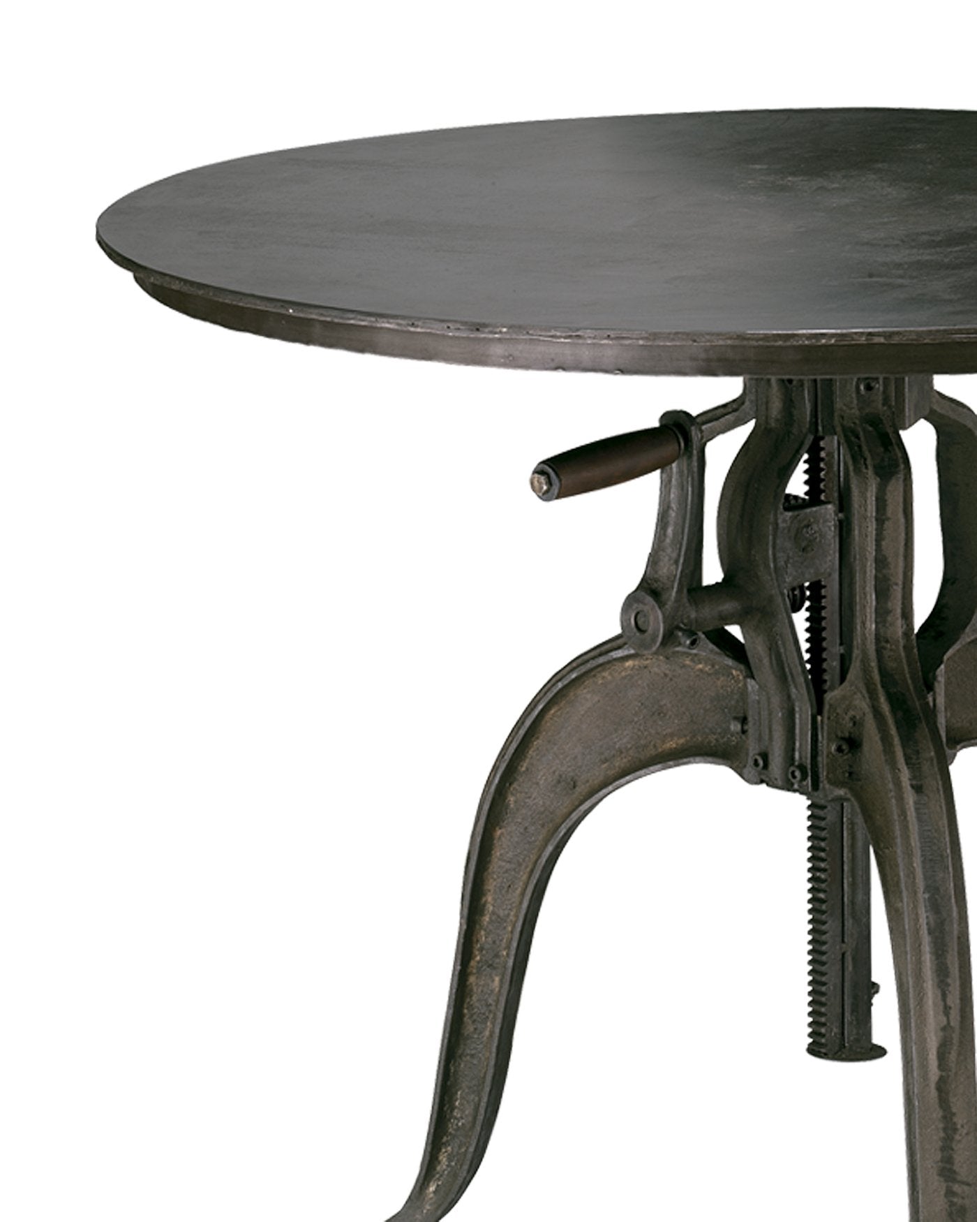Jamie Young Americana Crank Table In Gun Metal