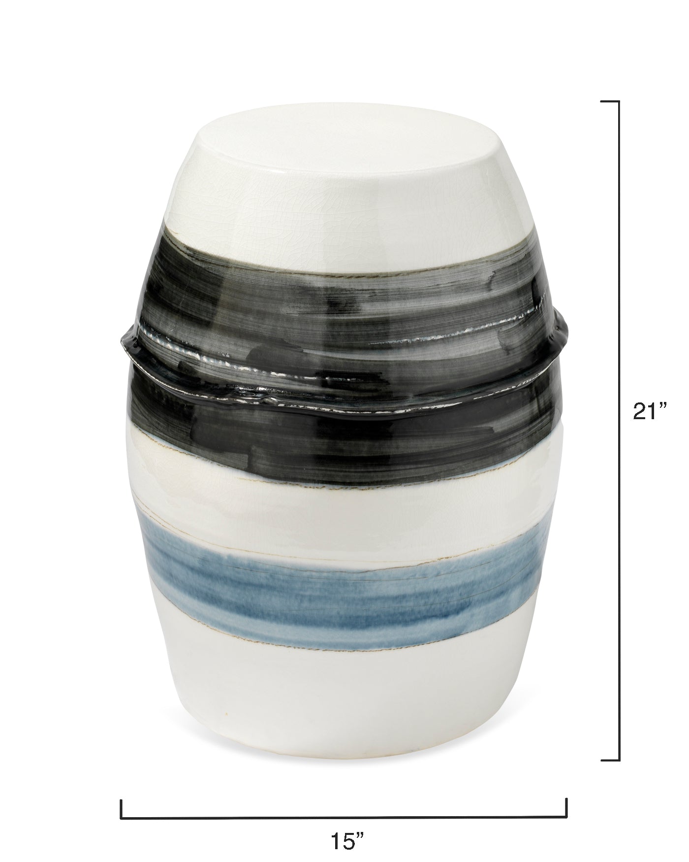 Jamie Young Horizon Striped Side Table