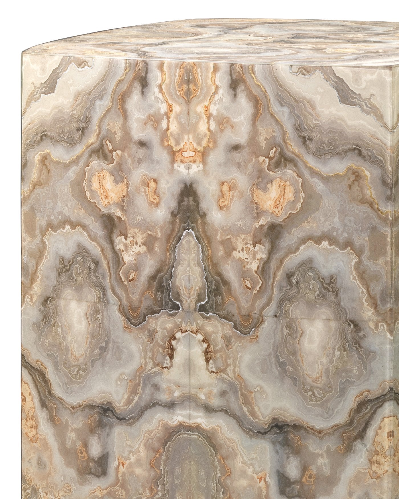 Jamie Young Ink Blot Curved Side Table