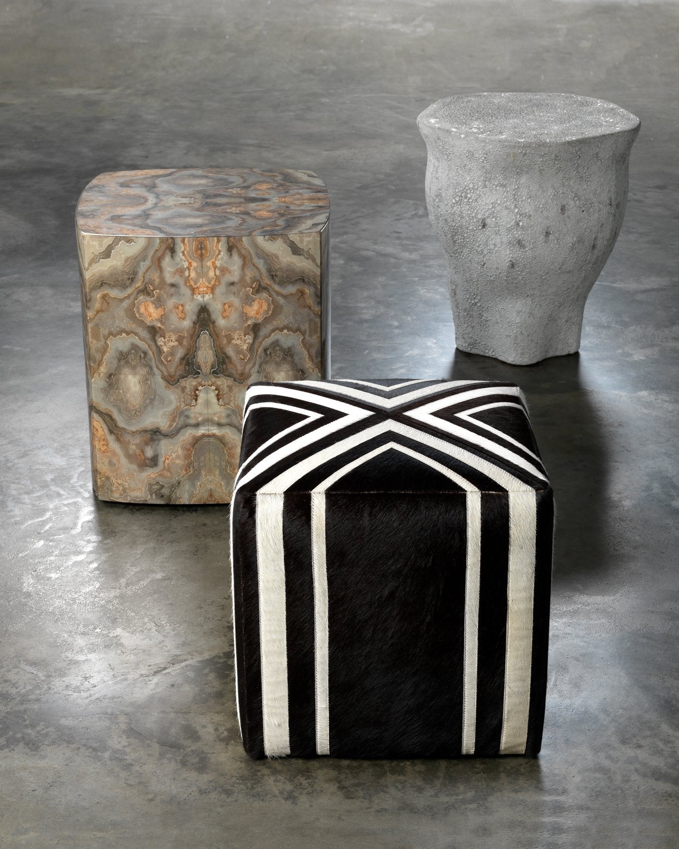 Jamie Young Ink Blot Curved Side Table