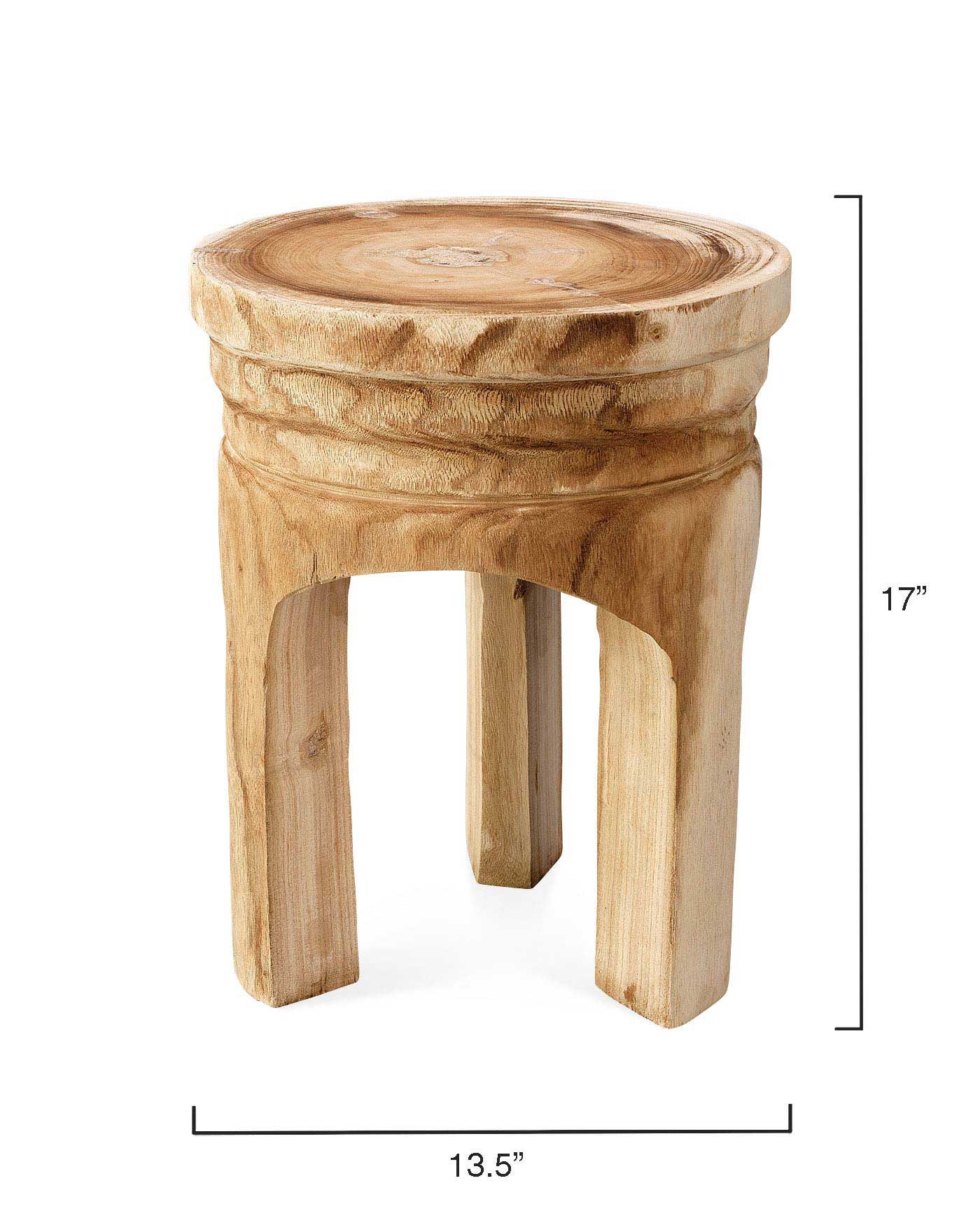 Jamie Young Mesa Wooden Stool