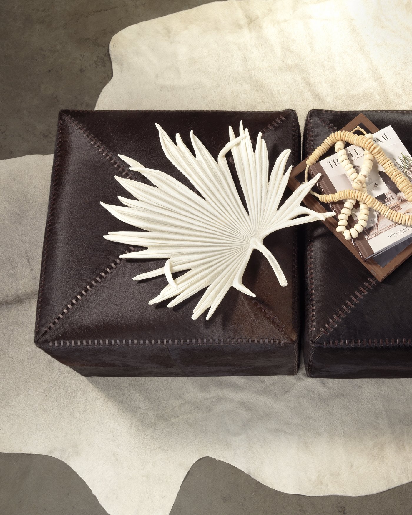 Jamie Young Large Ottoman