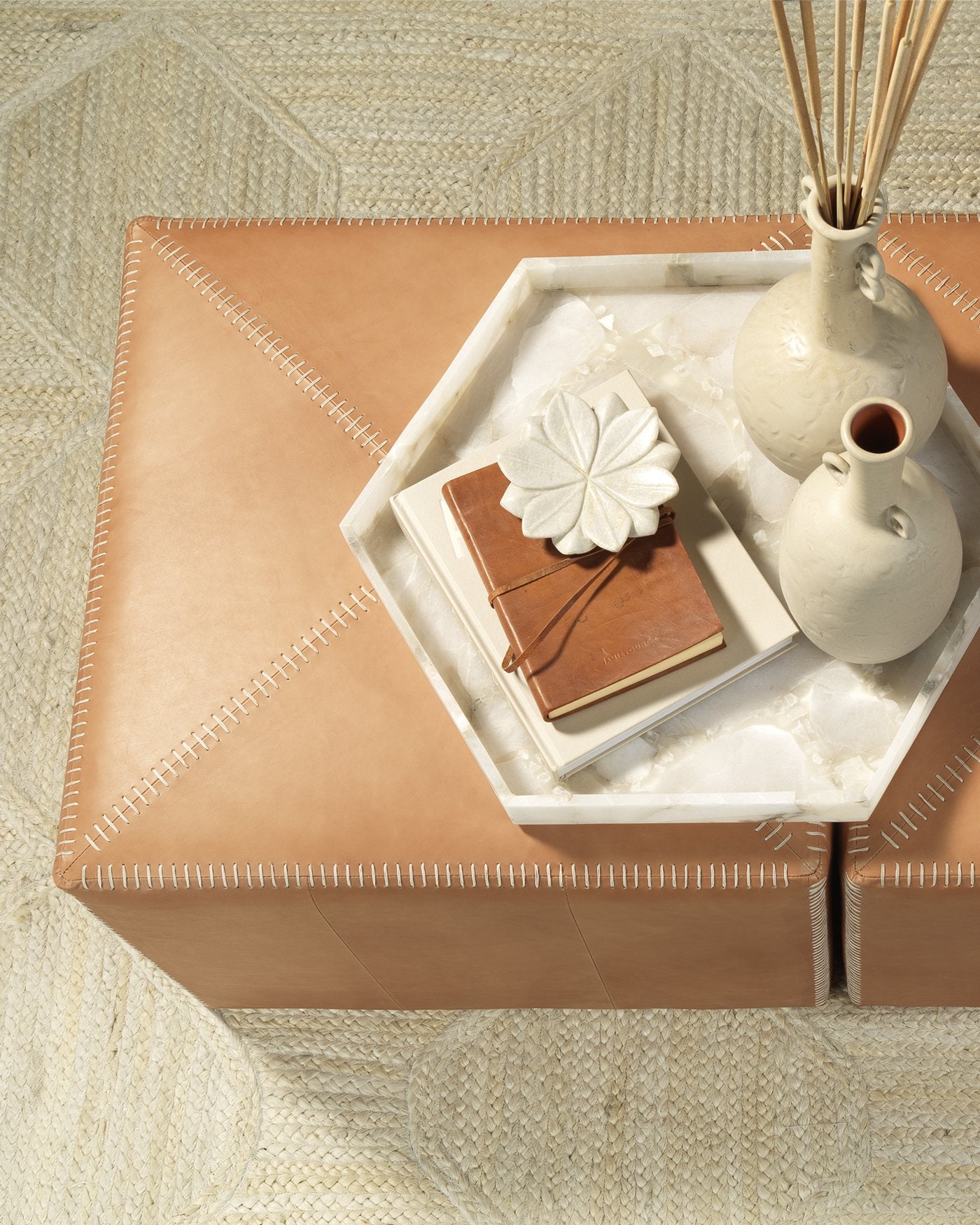 Jamie Young Large Ottoman