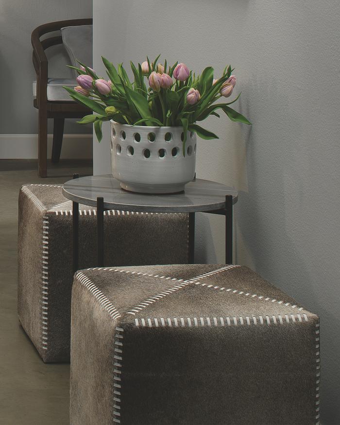 Jamie Young Small Ottoman