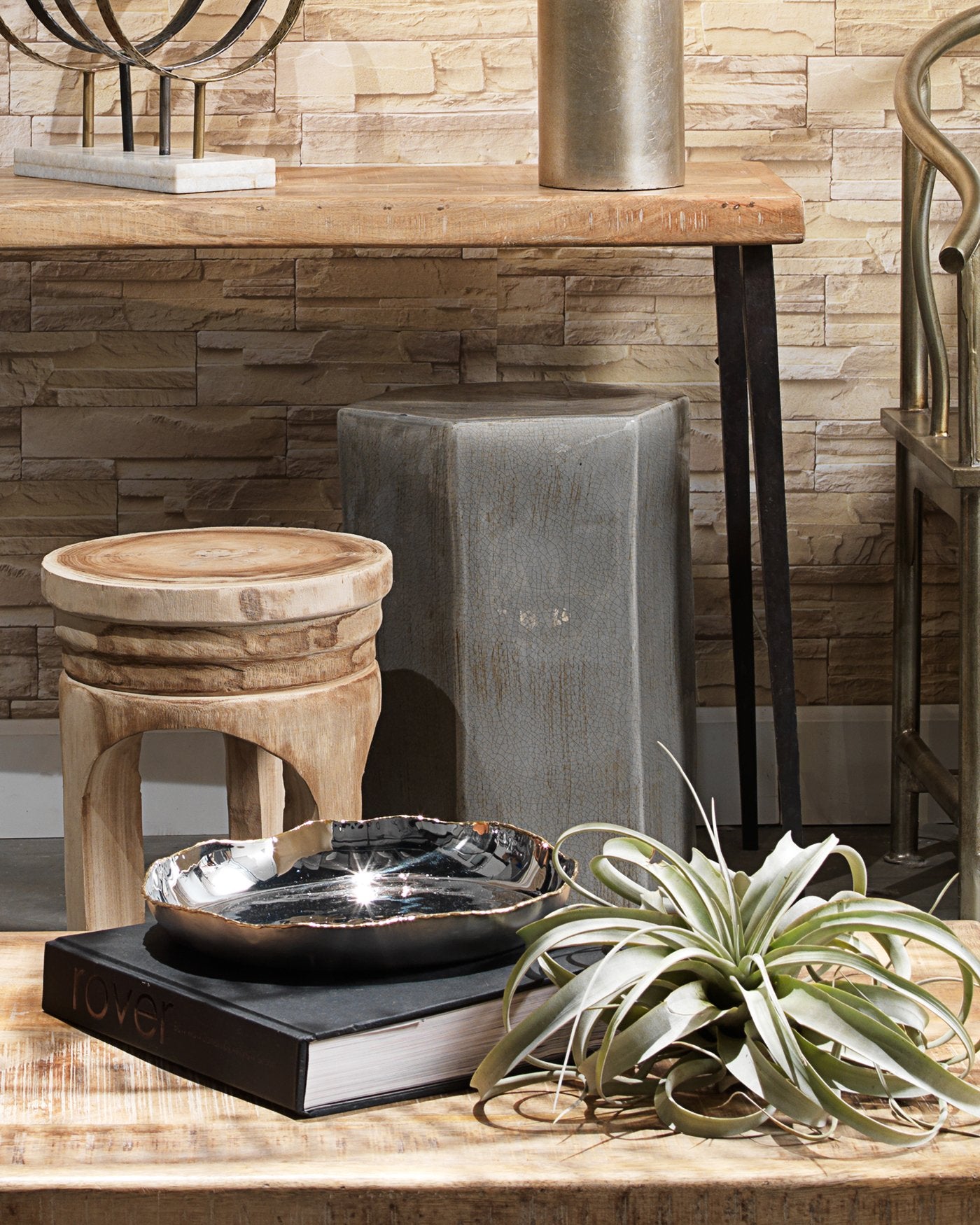 Jamie Young Porto Side Table, Large