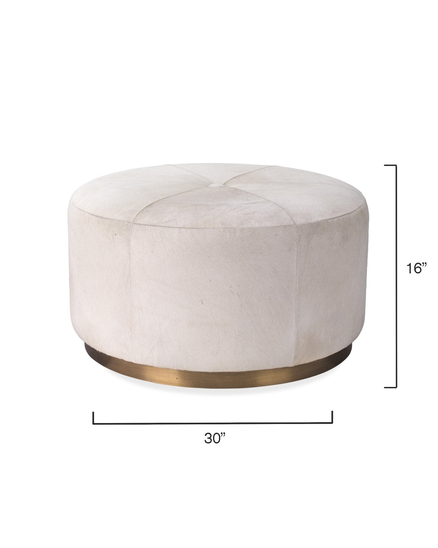 Jamie Young Thackeray Round Pouf