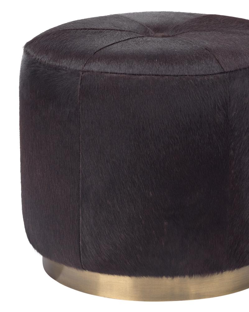 Jamie Young Small Thackeray Round Pouf