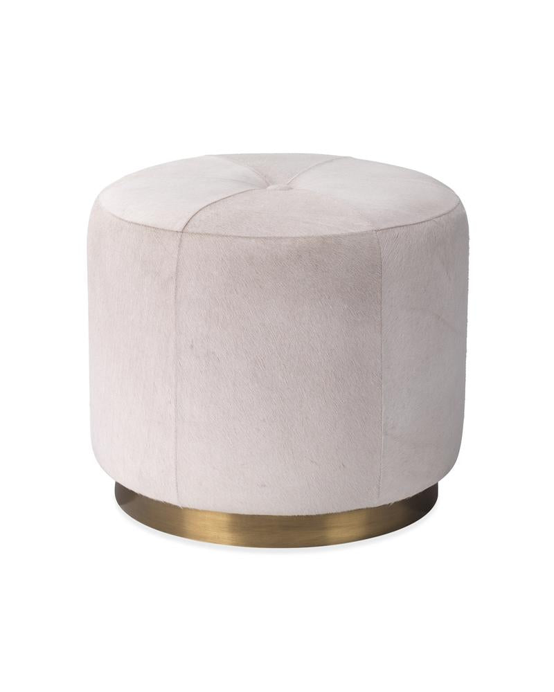 Jamie Young Small Thackeray Round Pouf
