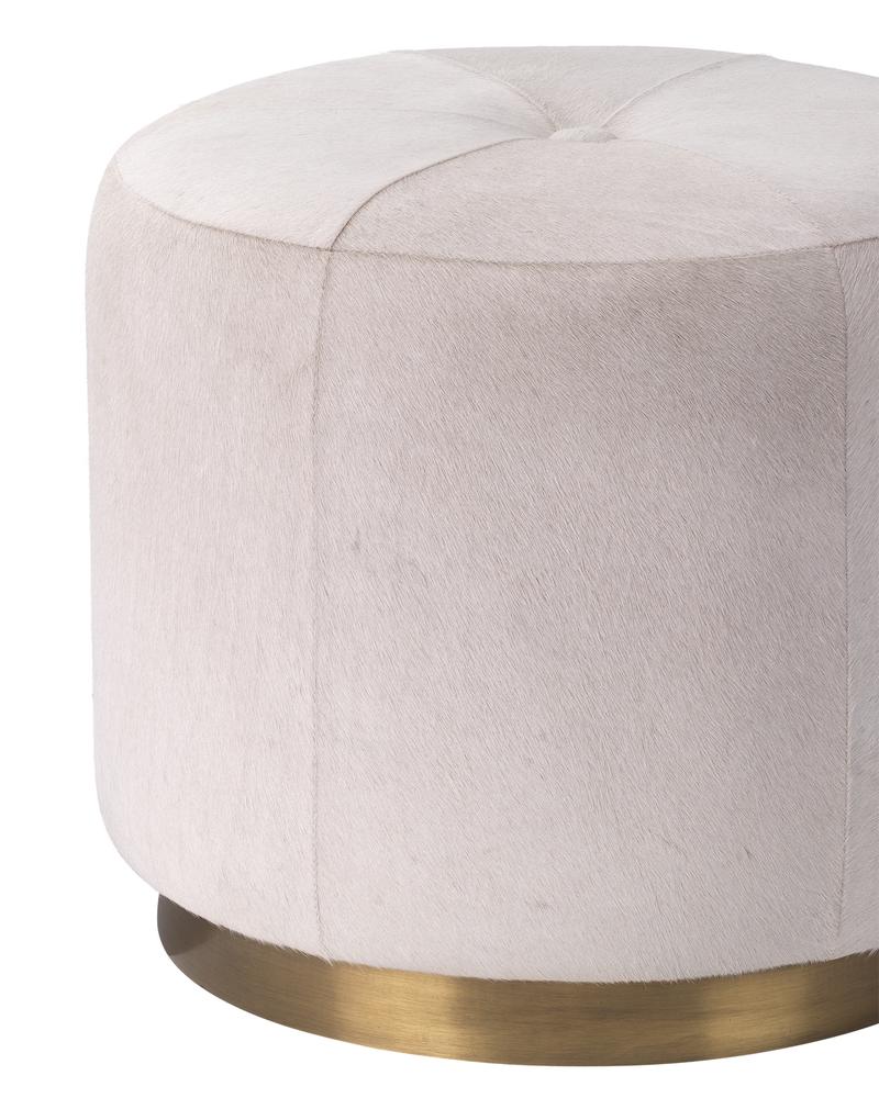 Jamie Young Small Thackeray Round Pouf