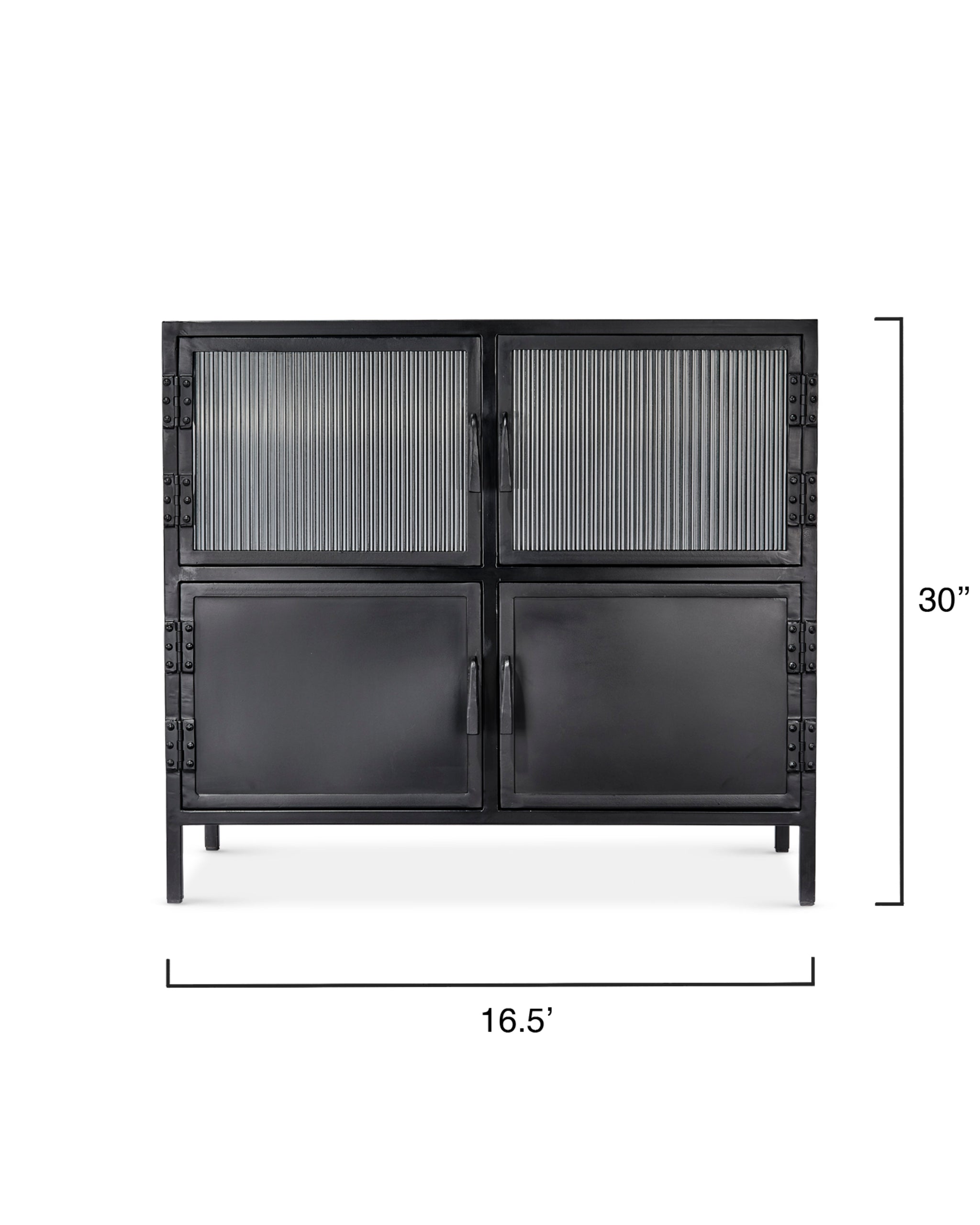 Jamie Young Vitrino 4 Door Side Table