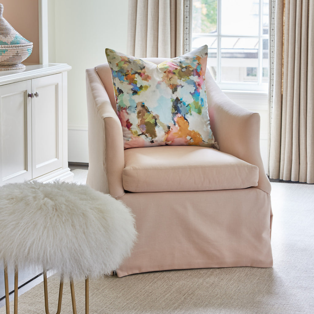 Under the Sea Linen Cotton Pillow by Laura Park