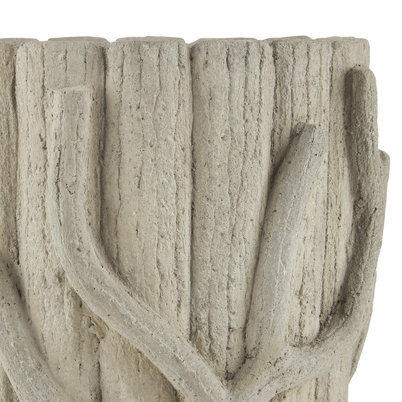 Currey And Company Faux Bois Medium Planter