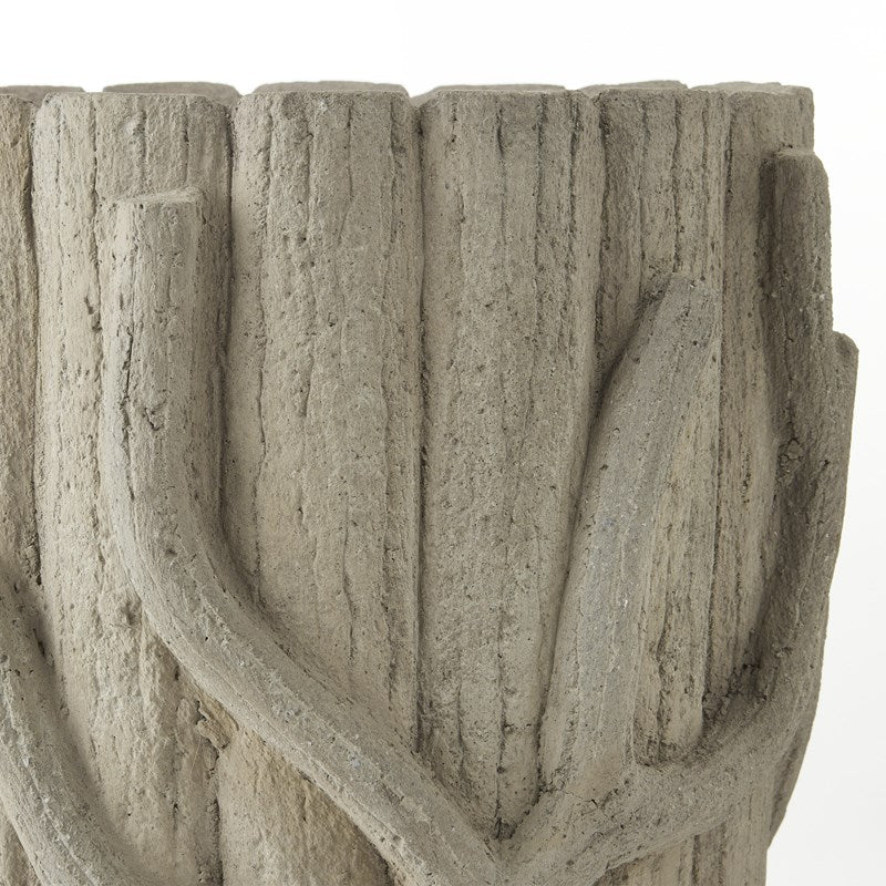 Currey And Company Faux Bois Medium Planter