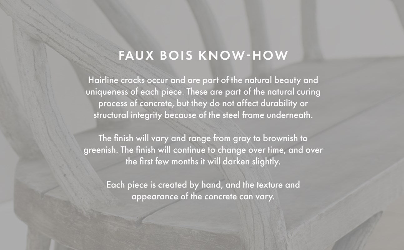 Currey And Company Faux Bois Medium Planter