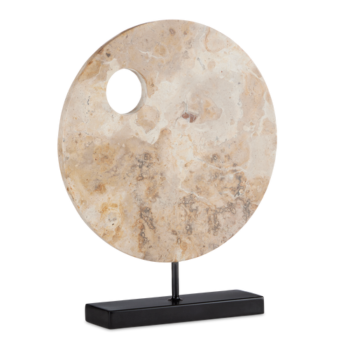 Currey & Company 15.75" Wes Marble Disc