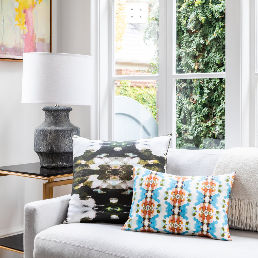 Maizy Cotton Linen Pillow by Laura Park