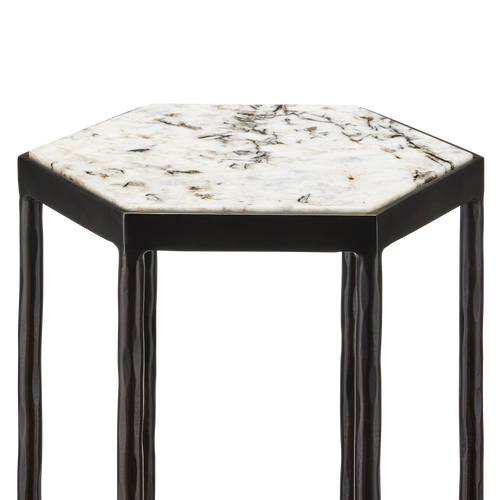 Currey & Company 30" Tosi Marble Accent Table