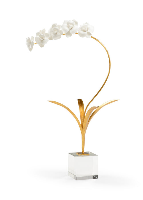 Chelsea House Decorative Gold Orchid On Stand