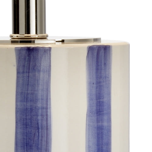 Wildwood Vietri Sailor Stripe Lamp in Blue