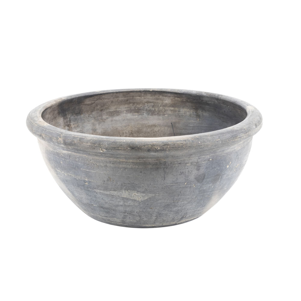 Vintage Pottery Water Basin Medium By Legends Of Asia