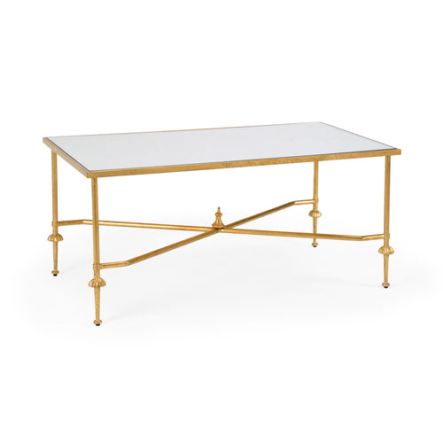 Chelsea House French Cocktail Table in Gold