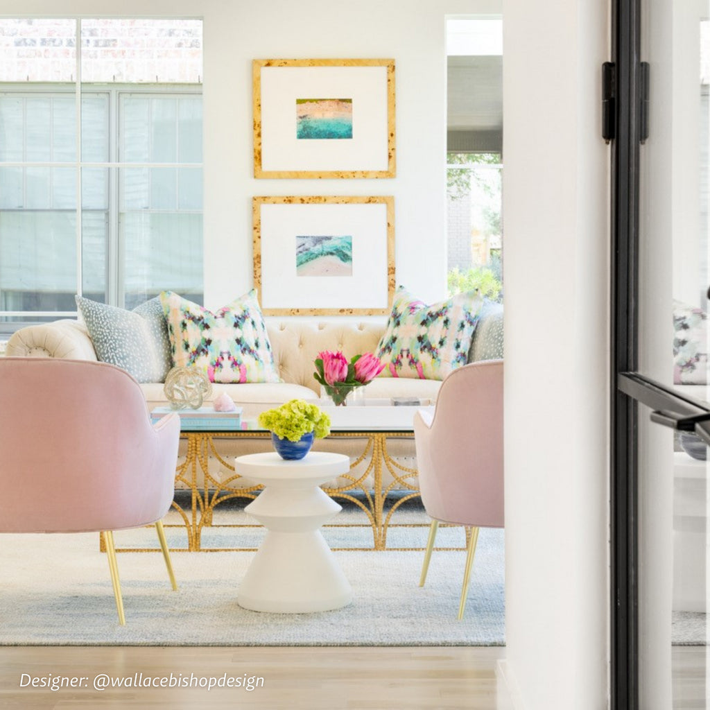 Laura Park Alphabet Soup Linen Cotton Pillow