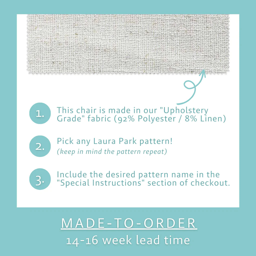 Laura Park Hampton Custom Slipper Chair