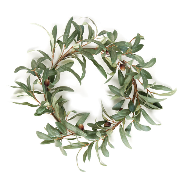 Napa Home And Garden Olive Wreath With Olives 16"