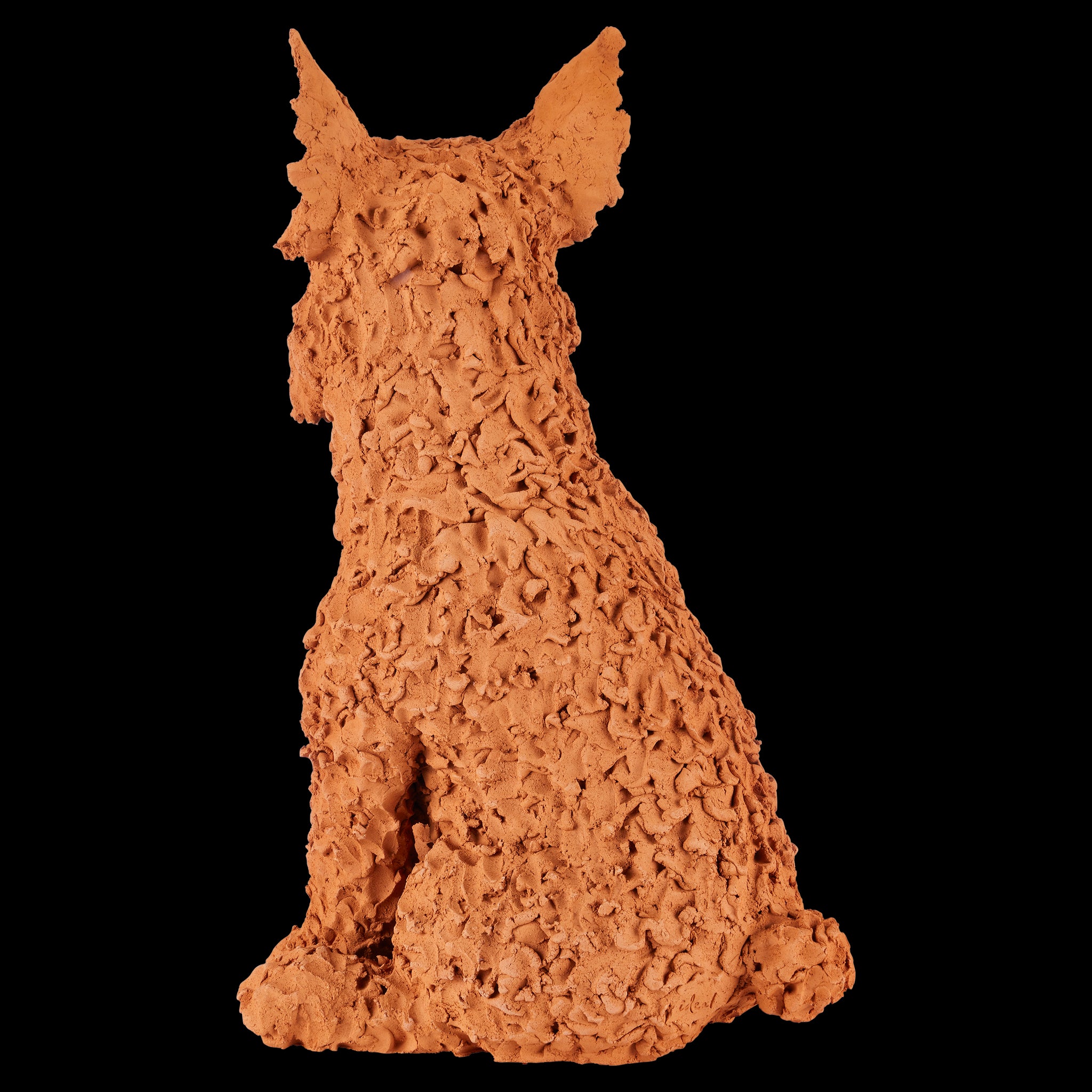 Currey & Company 23.5" Terracotta Oscar The Scottish Terrier
