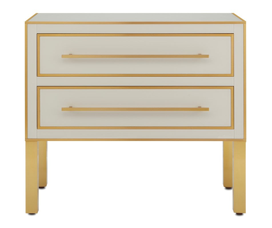 Currey and Company Arden Ivory Nightstand or Chest