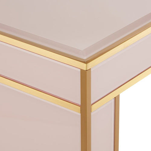 Currey and Company Arden Pink Console Table