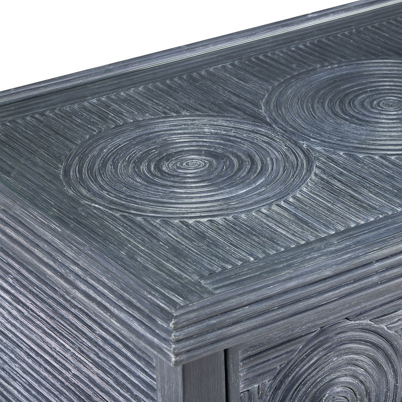 Currey And Company Santos Vintage Navy Chest