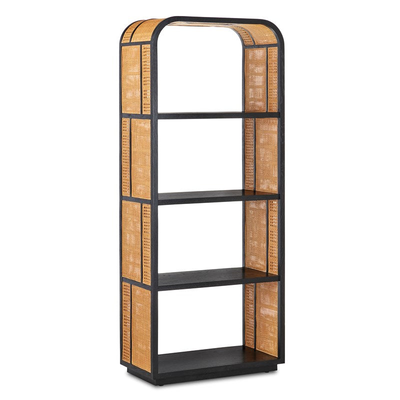 Currey And Company Anisa Black Etagere